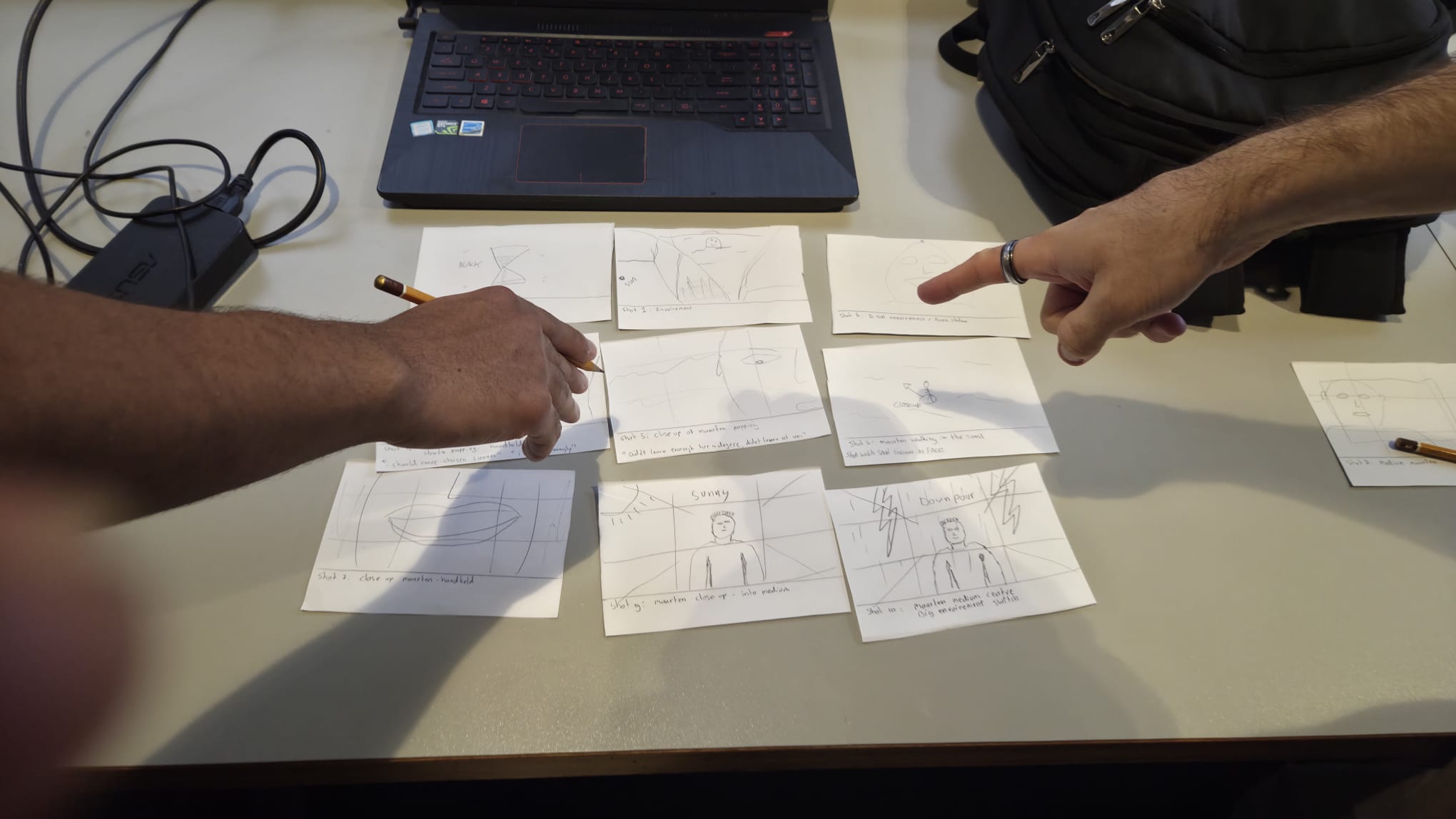 a picture or a content related to the section